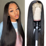 Straight HD Full Frontal 13*4 Lace Wig Naturlal Black