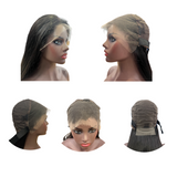 Straight HD Full Frontal 13*4 Lace Wig Naturlal Black