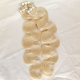 Body Wave Human Hair #613 Blonde Tape In  (40pcs/100grams)