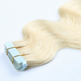 Body Wave Human Hair #613 Blonde Tape In  (40pcs/100grams)