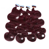 Body Wave Human Hair #99J Tape In (40pcs/100grams)