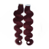 Body Wave Human Hair #99J Tape In (40pcs/100grams)